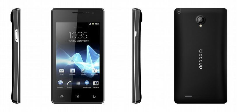 Black 4.0 Inch Dual Sim Android Smartphone