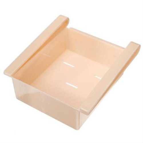 Pink Storage Drawer Rack Fridge Organizer