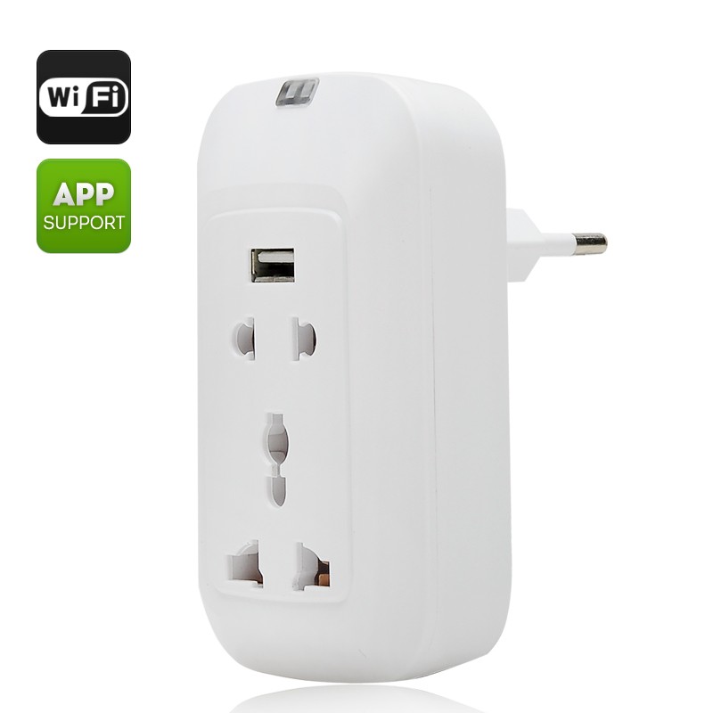 3 Ports Wi-Fi Smart Wall Socket