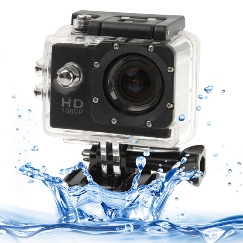Black 1.5 Inch LCD Sports Camcorder With Waterproof Case