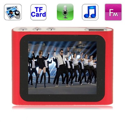 Metal Red 1.8 inch TFT Screen MP4 Player
