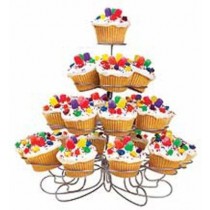 4-Tier Cup Piece Cake Stand