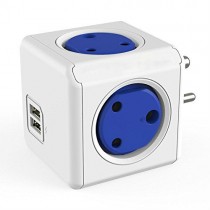 4 Way Two USB Port Wall Adapter