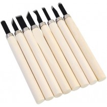 8 Pcs Wood Carving Hand Chisels And Pottery Tools Set