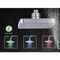 Automatic Colour Change 6 Inch LED Shower Head 