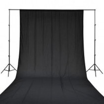 Black 8X12 Photography Background Backdrop  