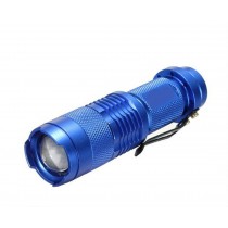 Blue Pocket LED Mini Flashlight Torch 