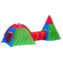Dome Tepee Pop Up Tent & Tunnel Adventure Play Set.
