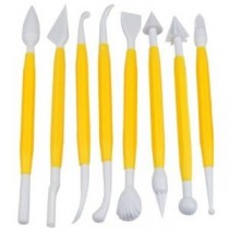 Fondant 8 in 1 Decorating, Carving Bone Tools Kit