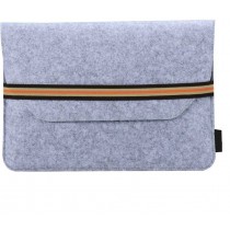 Light Grey 13.3 inch Protective Felt Laptop Sleeve