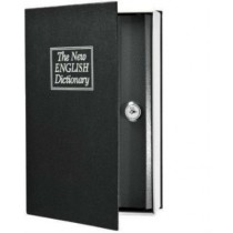 Metal Large Dictionary Book Style Cash Box Safe Locker