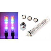 Multi Color Flashing Tyre Valve Wheel Cap Light