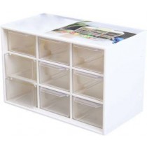 Multipurpose 9 Drawers Plastic Storage Box