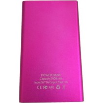 Pink Portable Slim 5000Mah Power Bank 5000 mAh