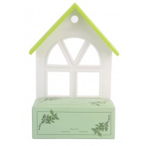 Plastic House Shaped Pot Basil Home Plant Growing Kit
