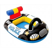 Police Car Shape Swim Pool Water Float Ring Cruiser