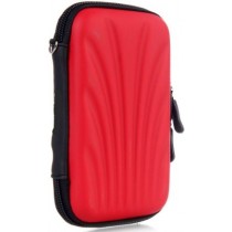 Red 2.5 Inch Hard Drive Case Hard Shell.