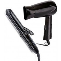 Multisytler Hair Straightener And Curler With Hair Dryer Combo