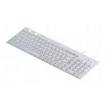 White 104 Chocolate Keys Standard Keyboard