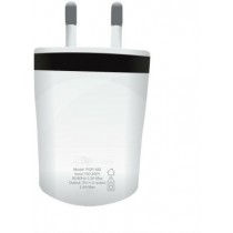 White 2.1 Dual Usb Charger