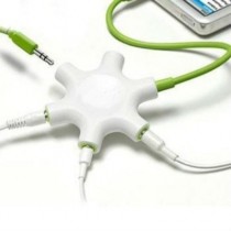 White Headphone Splitter