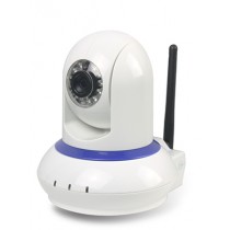 White Wireless IP Digital Camera