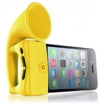 Yellow Horn Stand Mobile/Tablet Speaker