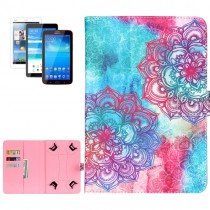 Colorful Flowers Pattern 7.0 inch Horizontal Flip