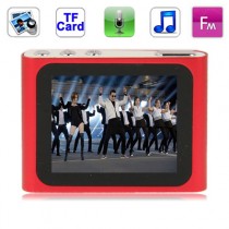 Metal Red 1.8 inch TFT Screen MP4 Player