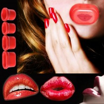 Round Oval Full Natural Lips Plump Lip Enhancer Plumper