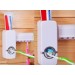 Automatic One Touch Tooth Paste Dispenser Plastic Toothbrush Holder