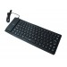 Black Flexible Silicon USB Keyboard