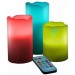 Flameless Scented 12 Color Changing LED With Remote Control Candle