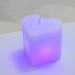 Heart Shaped Color Changing LED Candle