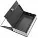 Metal Black Large Dictionary Book Style Cash Box Safe Locker
