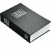 Metal Black Large Dictionary Book Style Cash Box Safe Locker