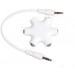 White Headphone Splitter