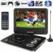 Black 9.0 Inch TFT LCD Screen Digital Multimedia Portable DVD