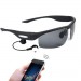 Black Bluetooth V3.0 Stereophonic Smart Sunglasses