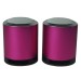 Double Vibrating Hi-Fi Metal Speakers