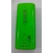 Green 6000 mAh Brick Power Bank Battery with Flashlight