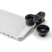 Universal 3 in 1 Clip-On Fish Eye Lens - 1