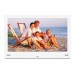White 11.6 Inch LED Display Multi-Media Digital Photo Frame