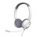 White Color Stereo Headset With Webcam - 2